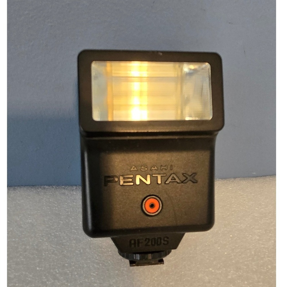 Asahi Pentax AF200S Electronic Flash Shoe Mount Vintage Film Camera Flash Japan